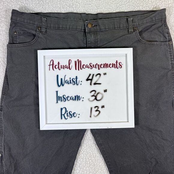 Dickies Jeans Men’s Size 42x30 Denim Canvas Carpenter Relaxed Fit Work Utility - Picture 12 of 12